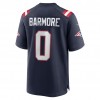 New England Patriots Tröjor Christian Barmore 0 Nike Navy 2021 NFL Draft - Herr